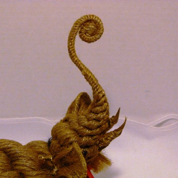 Jute Figurine Elephant By "The Original Jute Sculpture by Patty" Atlanta, USA - Picture 4 of 16